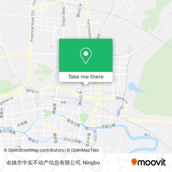 余姚市中实不动产信息有限公司 map