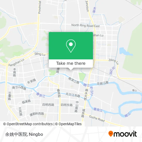 余姚中医院 map