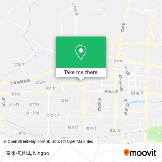 泰来模具城 map
