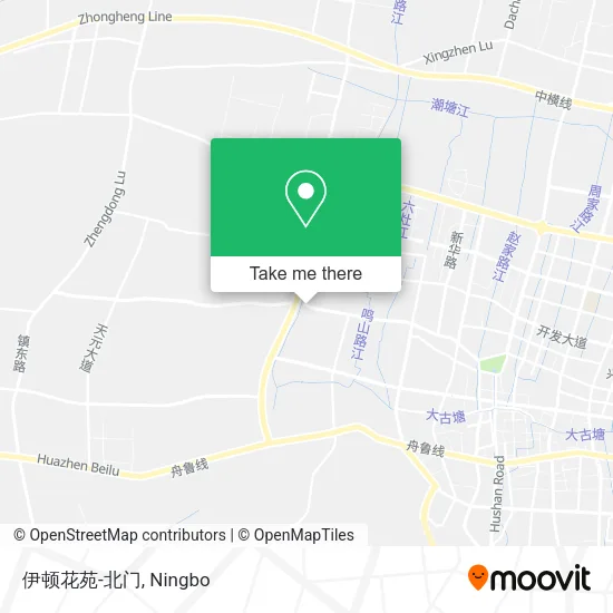 伊顿花苑-北门 map