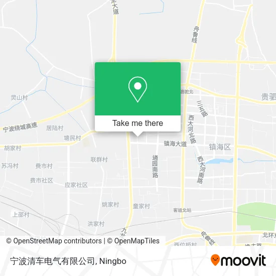 宁波清车电气有限公司 map
