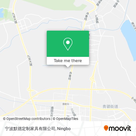 宁波默德定制家具有限公司 map
