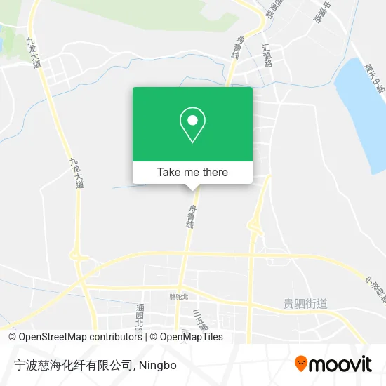 宁波慈海化纤有限公司 map