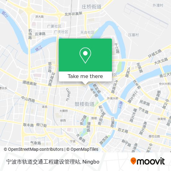 宁波市轨道交通工程建设管理站 map