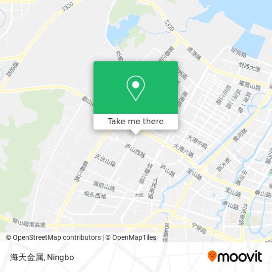 海天金属 map