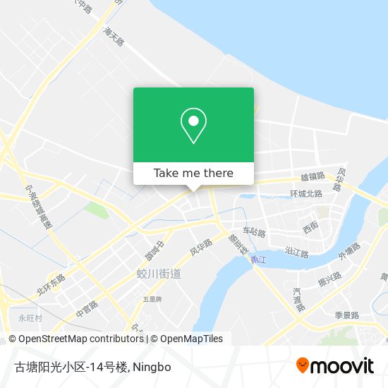 古塘阳光小区-14号楼 map