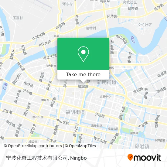 宁波化奇工程技术有限公司 map