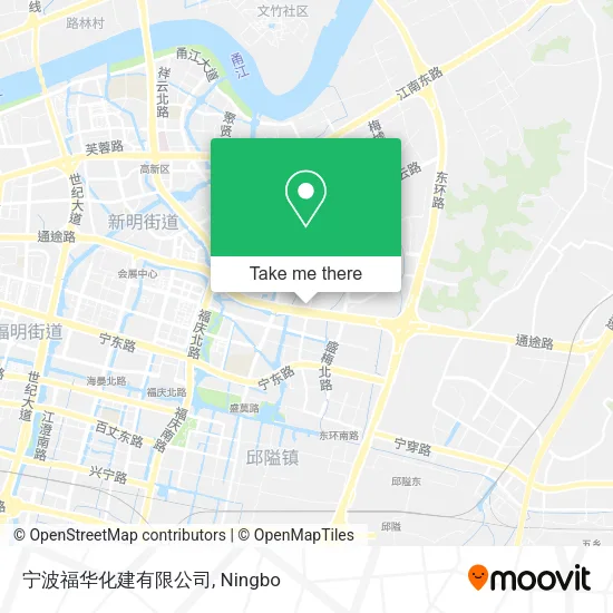 宁波福华化建有限公司 map