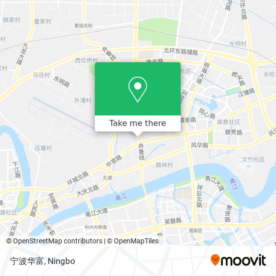 宁波华富 map
