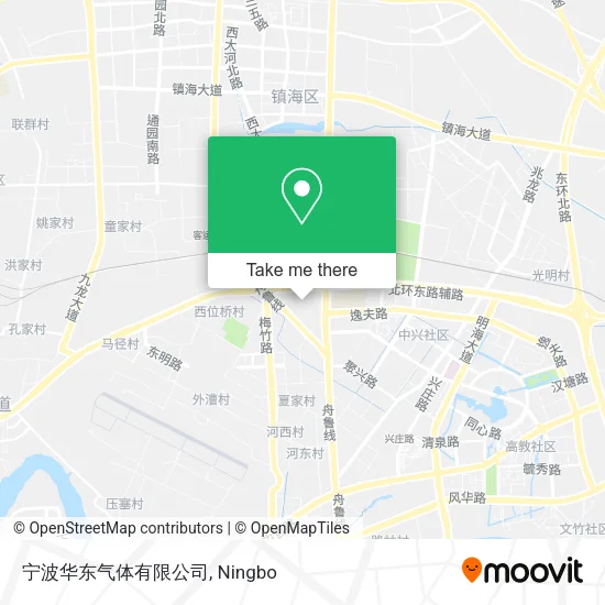 宁波华东气体有限公司 map