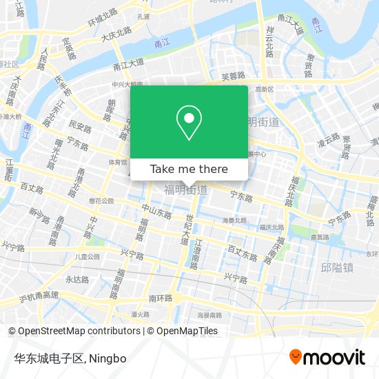 华东城电子区 map