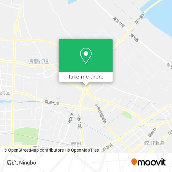后徐 map