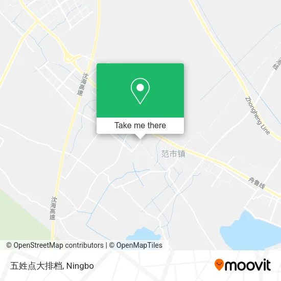 五姓点大排档 map