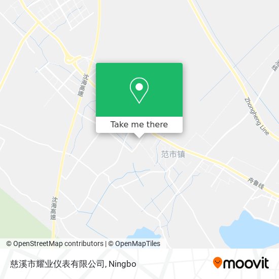 慈溪市耀业仪表有限公司 map
