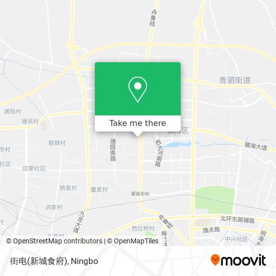 街电(新城食府) map