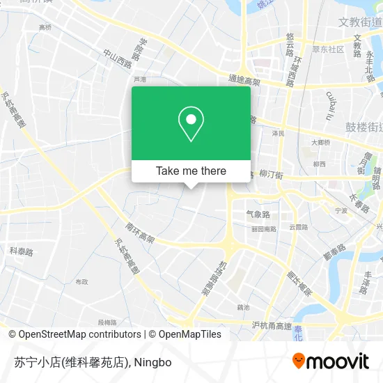 苏宁小店(维科馨苑店) map