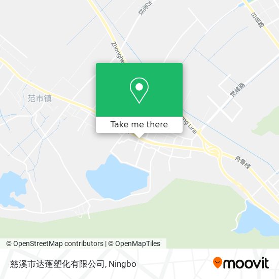 慈溪市达蓬塑化有限公司 map