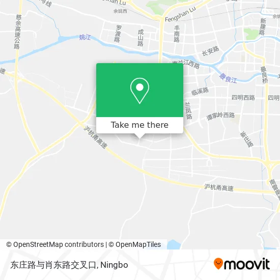 东庄路与肖东路交叉口 map