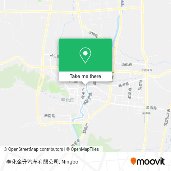 奉化金升汽车有限公司 map