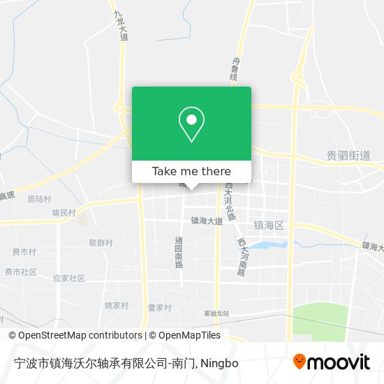 宁波市镇海沃尔轴承有限公司-南门 map
