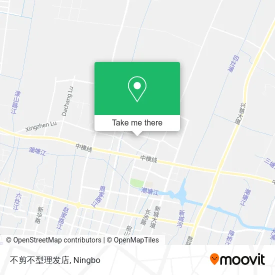 不剪不型理发店 map
