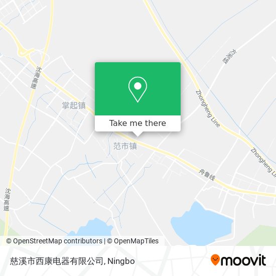 慈溪市西康电器有限公司 map