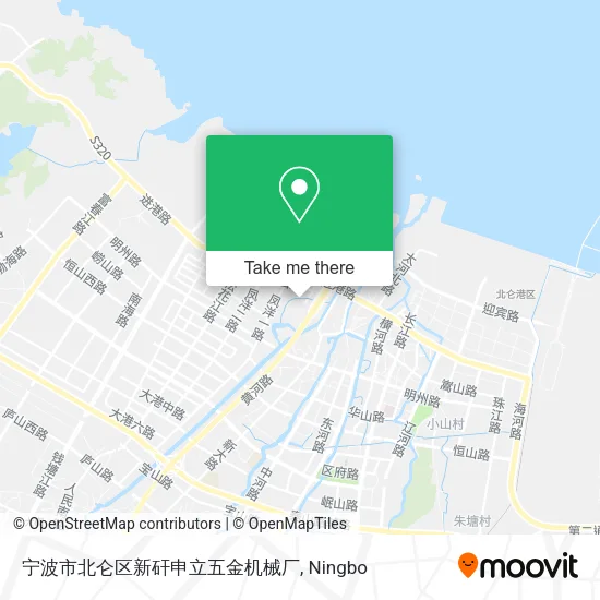 宁波市北仑区新矸申立五金机械厂 map