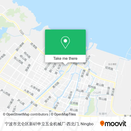 宁波市北仑区新矸申立五金机械厂-西北门 map
