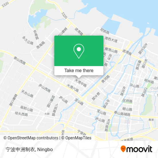 宁波申洲制衣 map