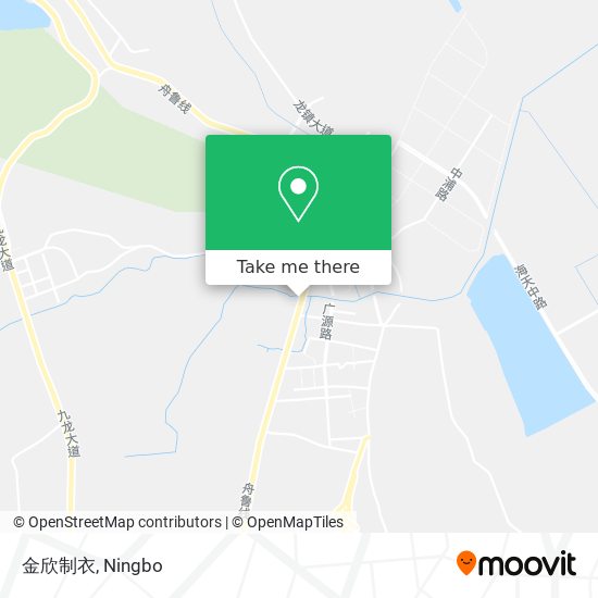金欣制衣 map