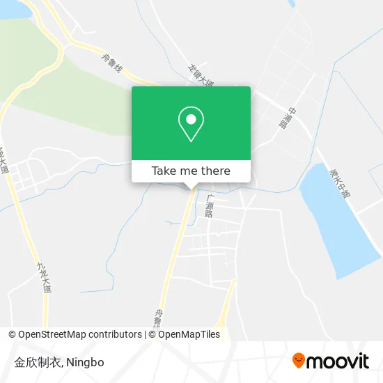 金欣制衣 map
