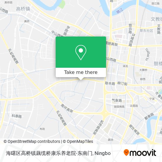 海曙区高桥镇藕缆桥康乐养老院-东南门 map