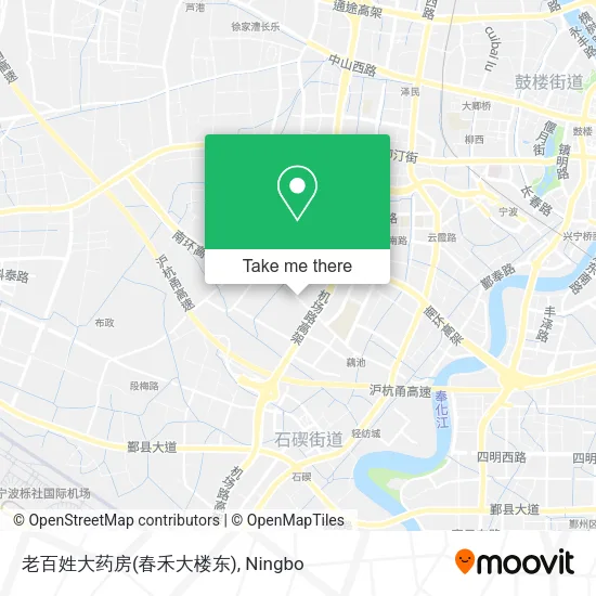 老百姓大药房(春禾大楼东) map