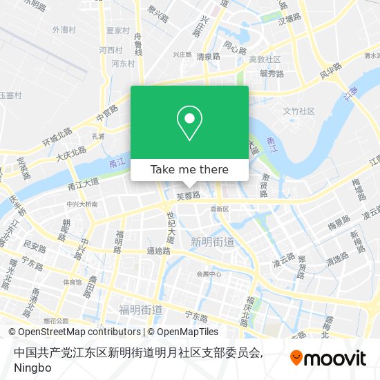 中国共产党江东区新明街道明月社区支部委员会 map