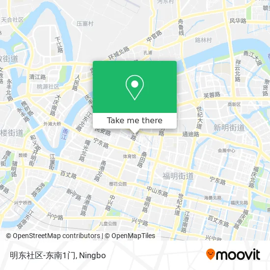 明东社区-东南1门 map