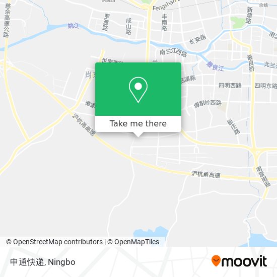 申通快递 map