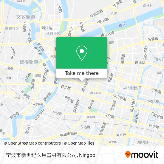 宁波市新世纪医用器材有限公司 map