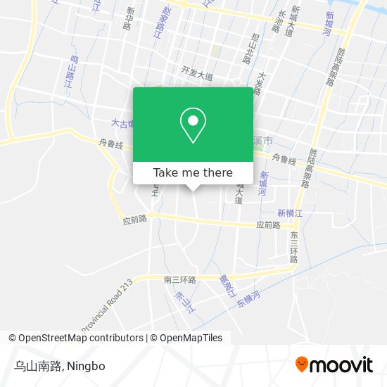 乌山南路 map