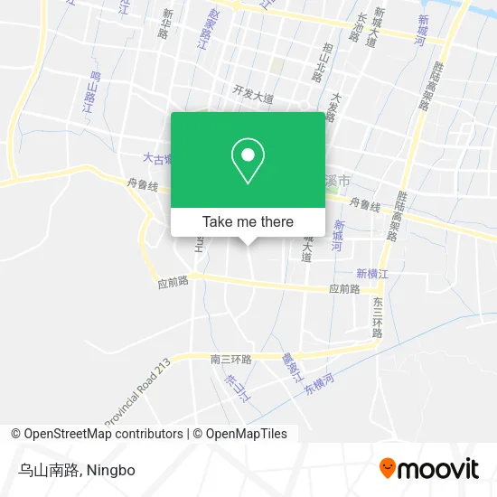 乌山南路 map