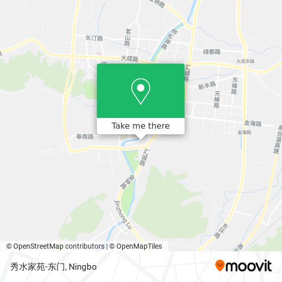 秀水家苑-东门 map