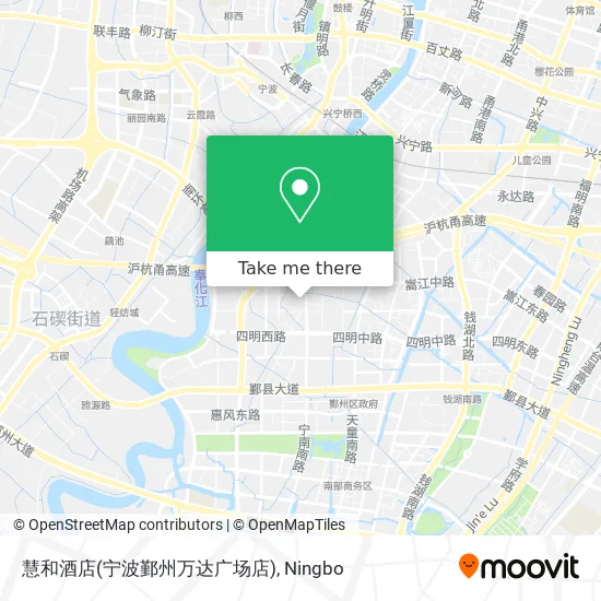慧和酒店(宁波鄞州万达广场店) map