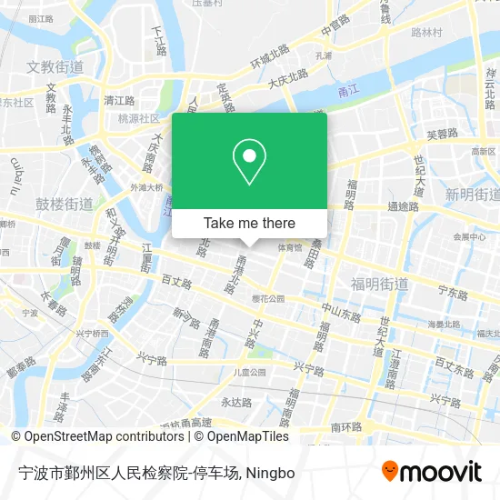 宁波市鄞州区人民检察院-停车场 map