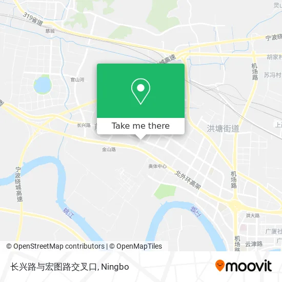 长兴路与宏图路交叉口 map