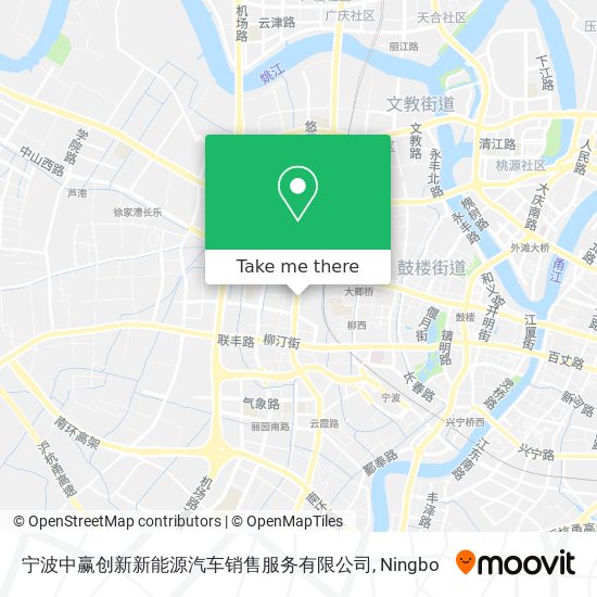 宁波中赢创新新能源汽车销售服务有限公司 map