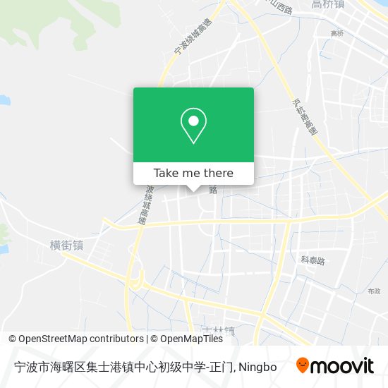 宁波市海曙区集士港镇中心初级中学-正门 map