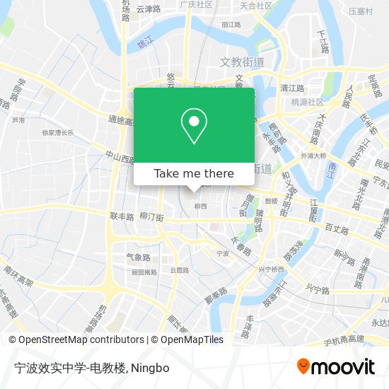 宁波效实中学-电教楼 map