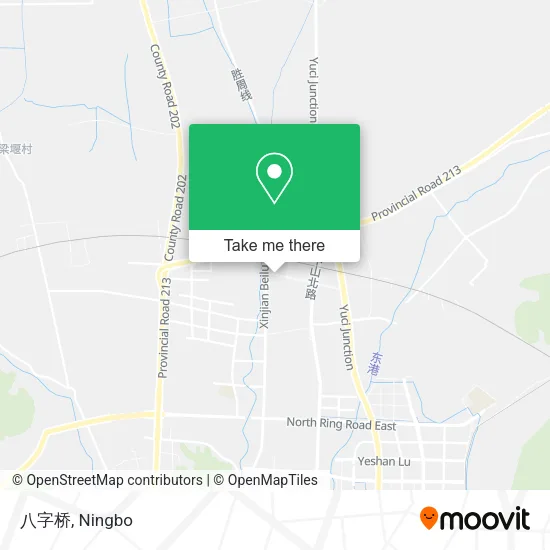 八字桥 map