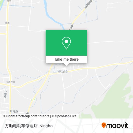 万顺电动车修理店 map