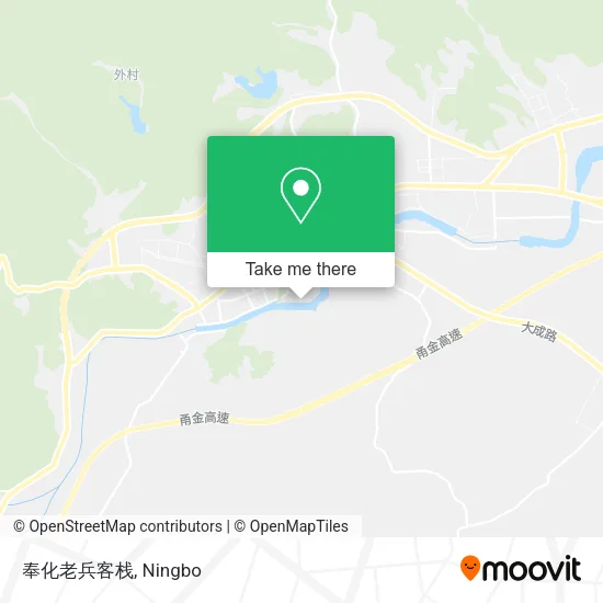 奉化老兵客栈 map