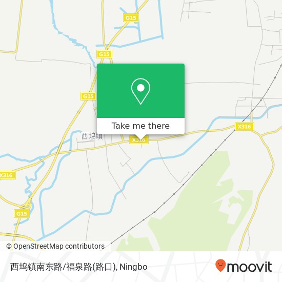 西坞镇南东路/福泉路(路口) map